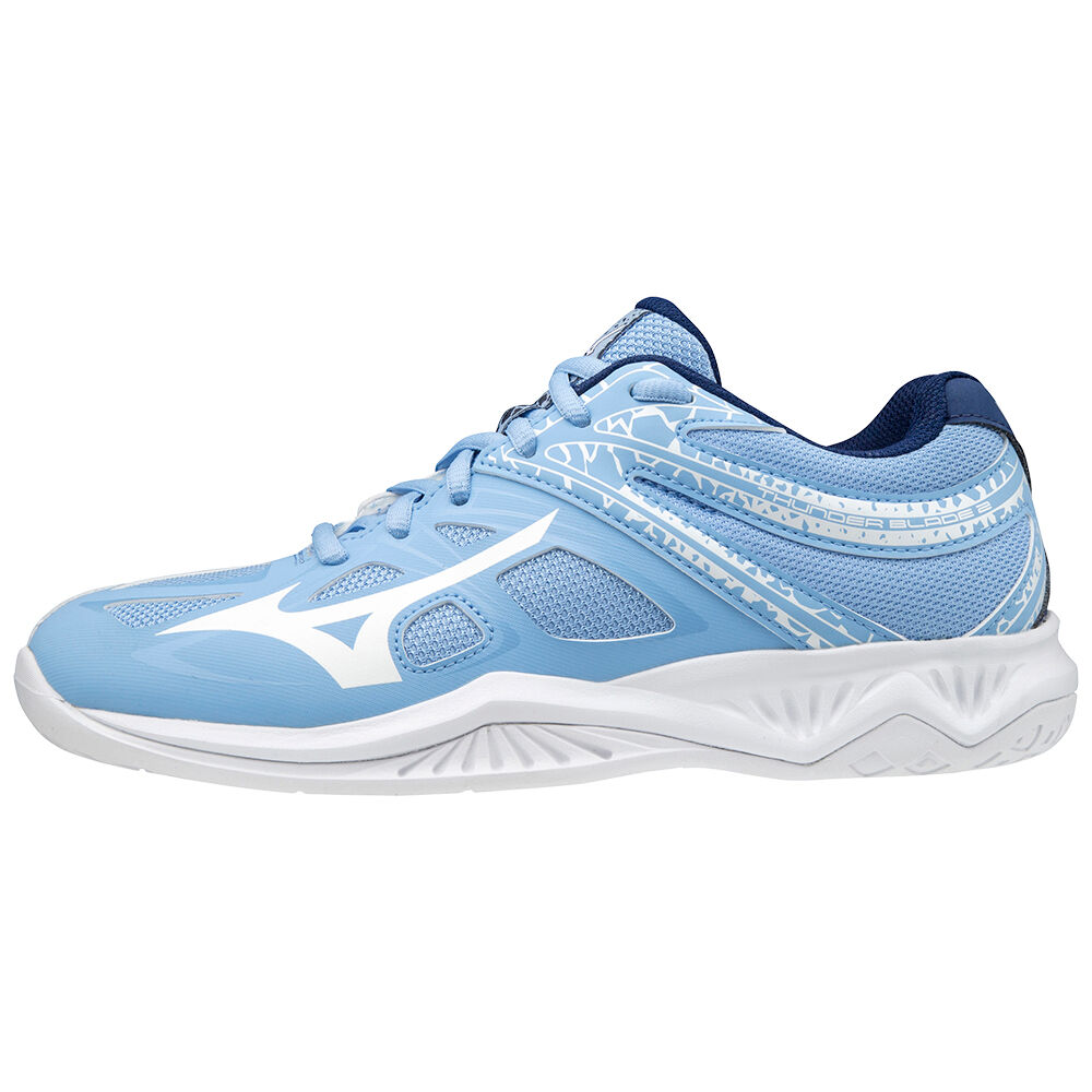 Mizuno Women's Thunder Blade 2 Volleyball Shoes Blue/white (V1GC197029-JDV)